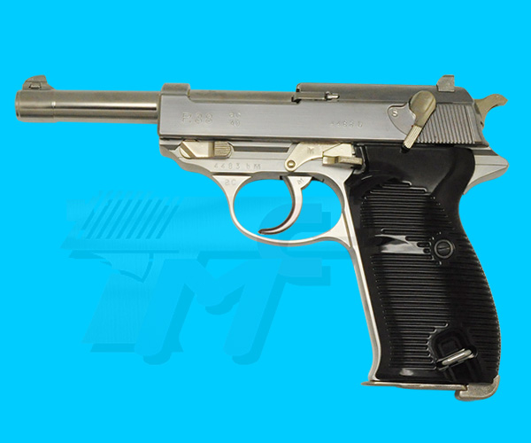 Maruzen Walther P38 Gas Blow Back(Silver) - Click Image to Close